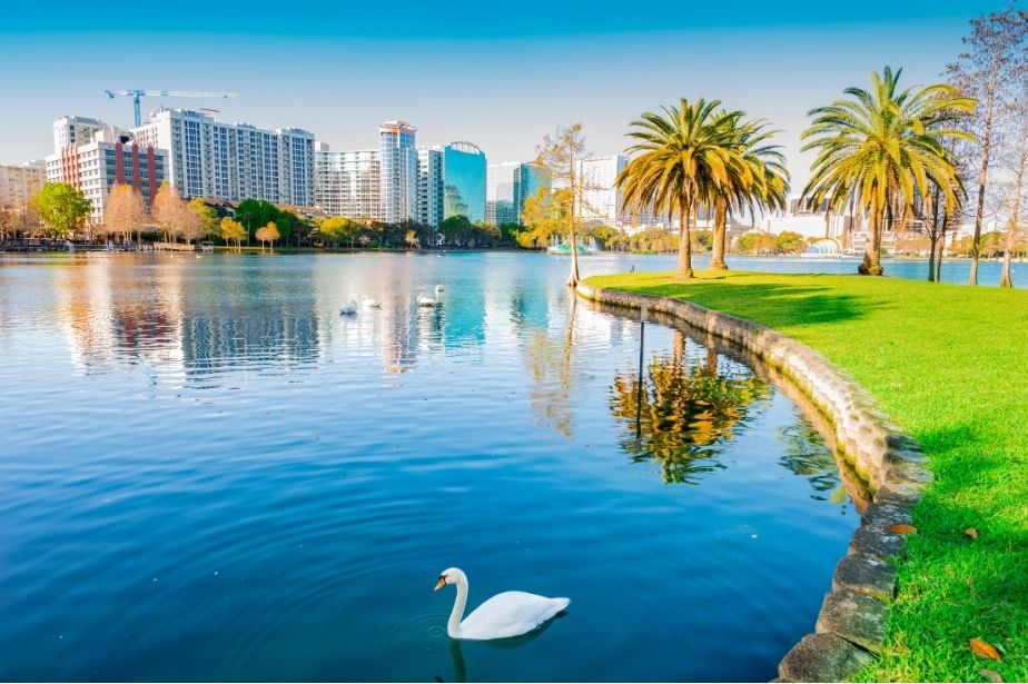 Orlando with city in background